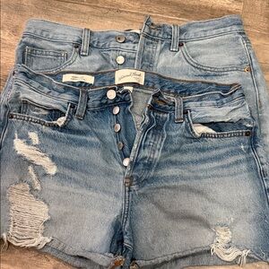 2 Universal thread Distressed 90’s baggy Shorts